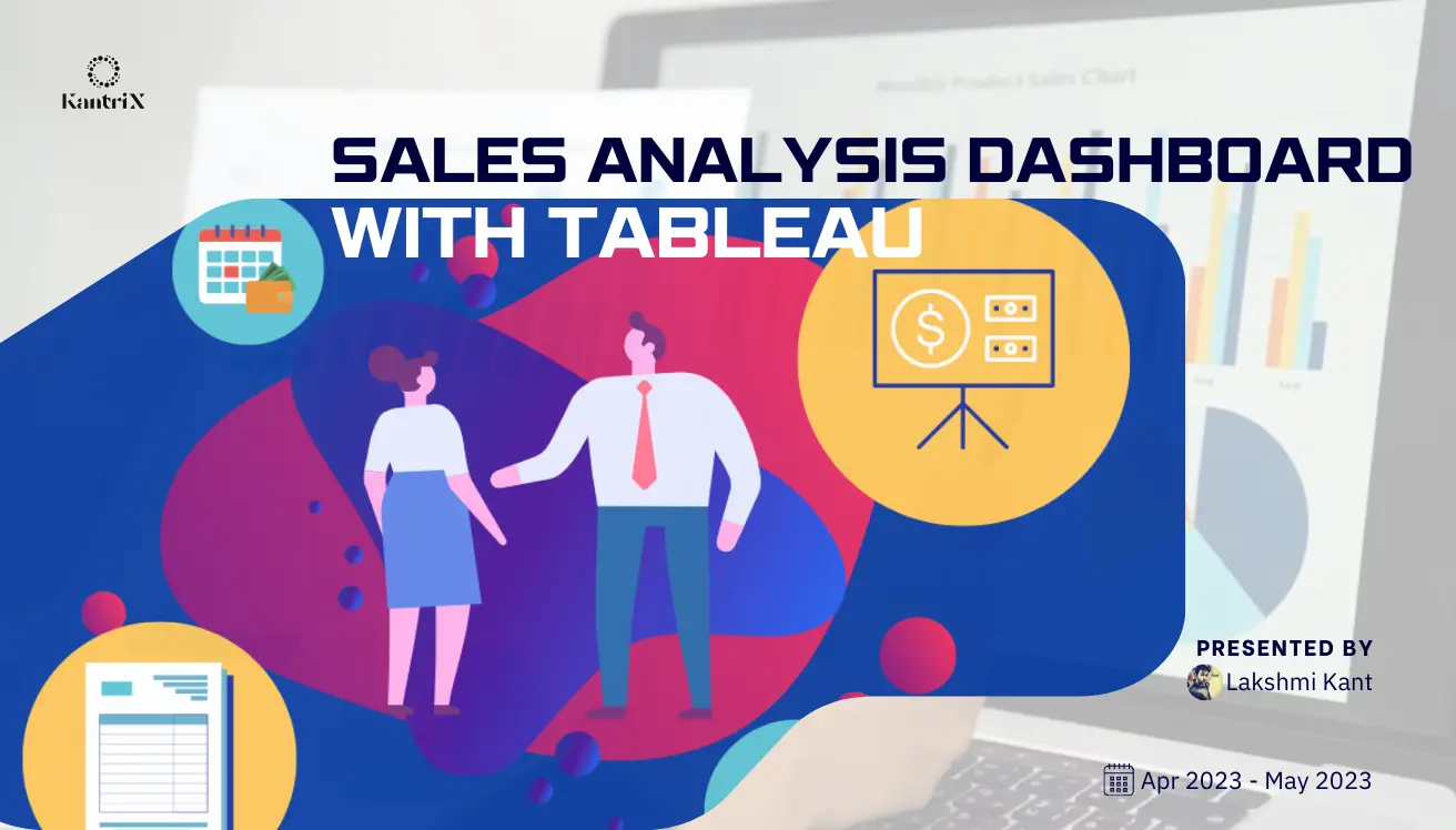 Sales Analysis Dashboard with Tableau Slide 1